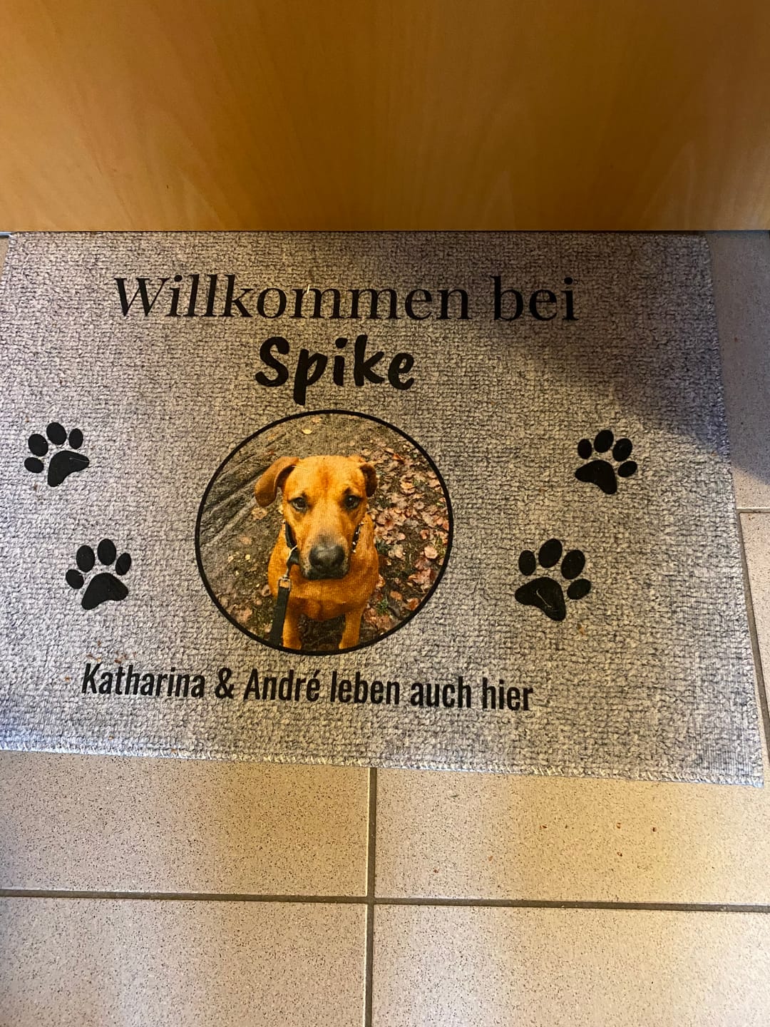 Customer photo review of Eigenes Foto - Individuelle Fußmatte