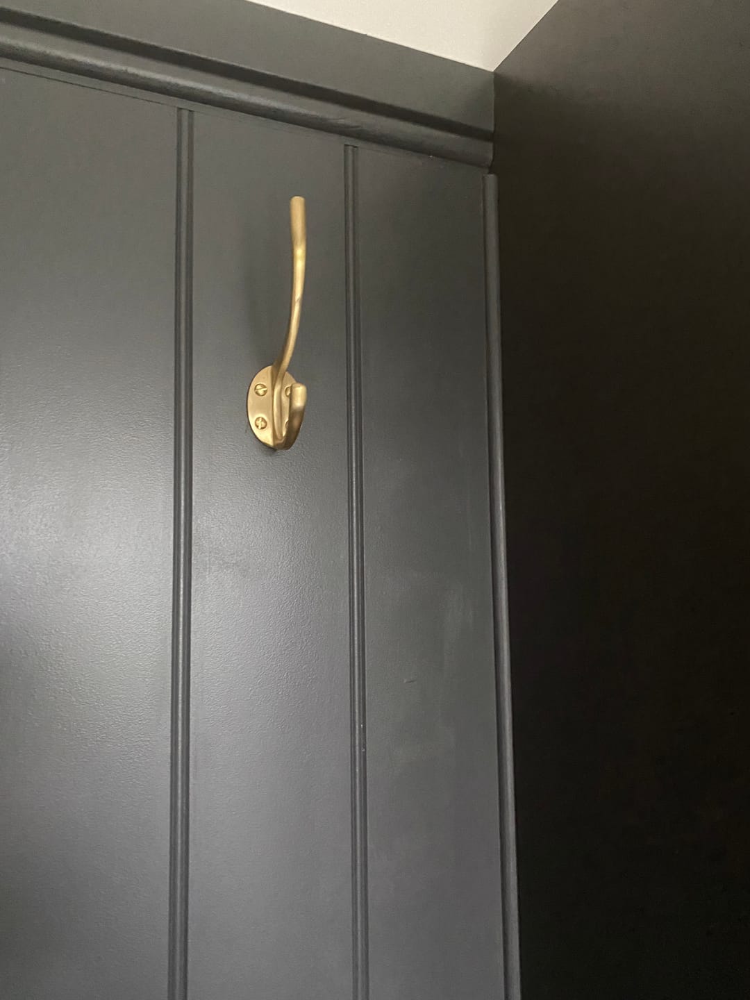 Customer photo review of Classic Brass Hat & Coat Hook