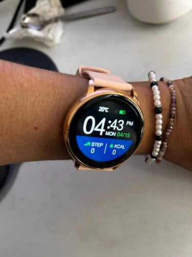 Customer photo review of ELEGANCE ESTATE Men & Women Smartwatch Custom Dial Fitness Tracker Heart Rate For Android IOS