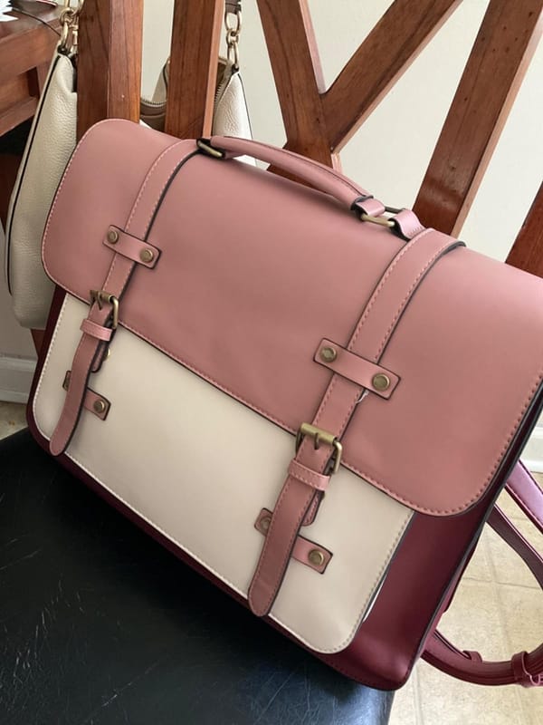 Customer photo review of Sombre Vintage Briefcase