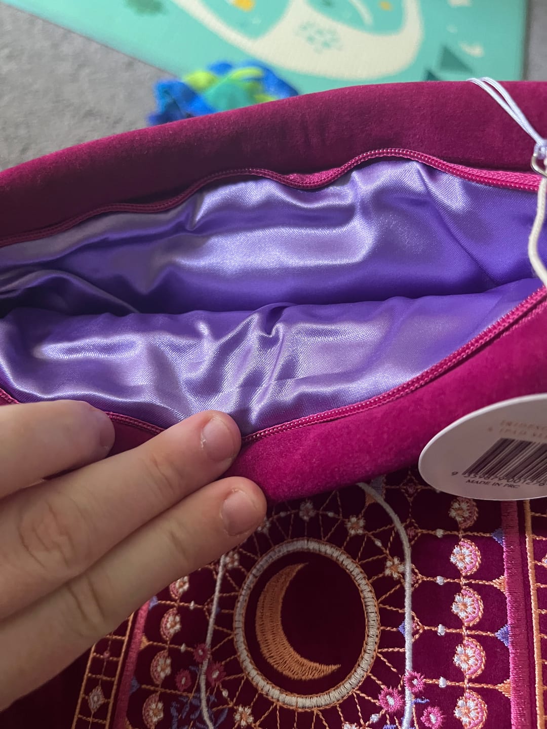 Customer photo review of Pink Iridescence Book & iPad Sleeve