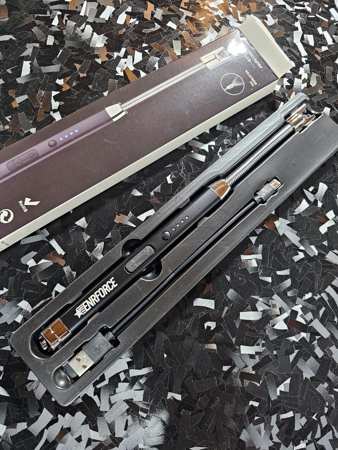 Customer photo review of 360 Degree Household Arc Lighter