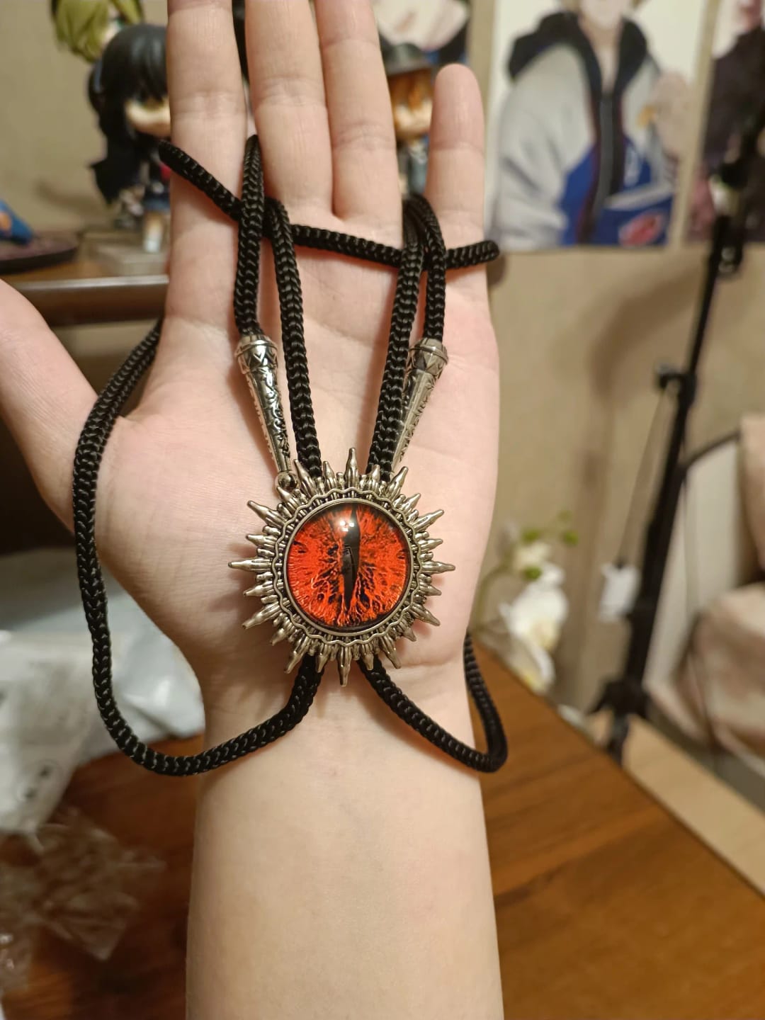 Customer photo review of Dragon Eye Cowboy Bolo Tie