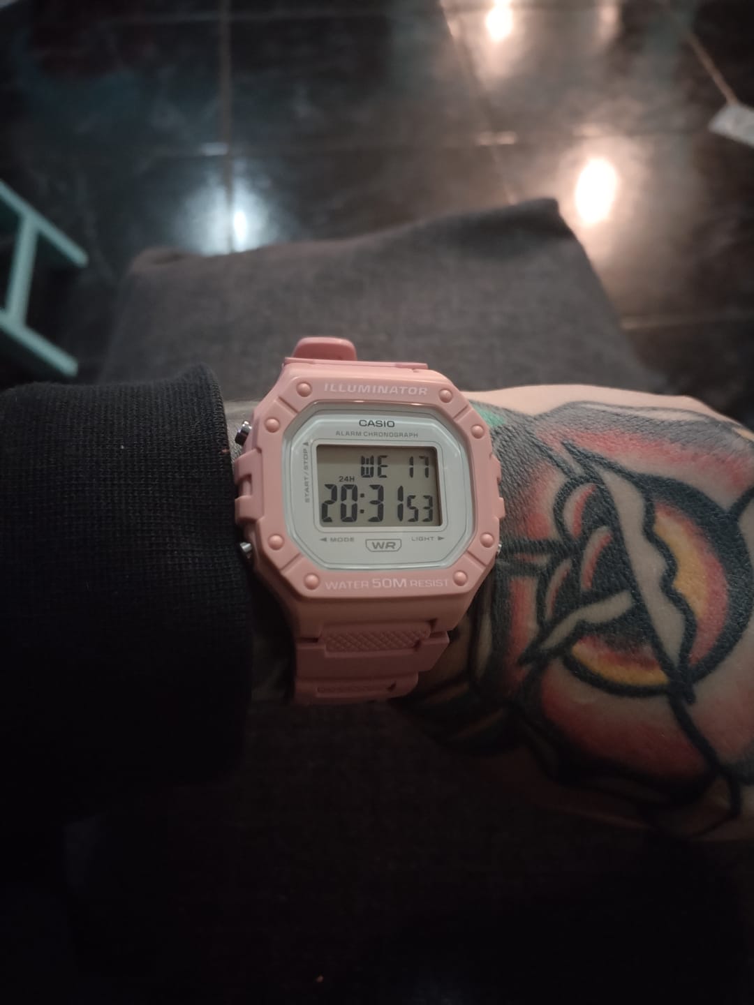 Customer photo review of Reloj Casio Vintage W-218HC-4AVDF Rosado