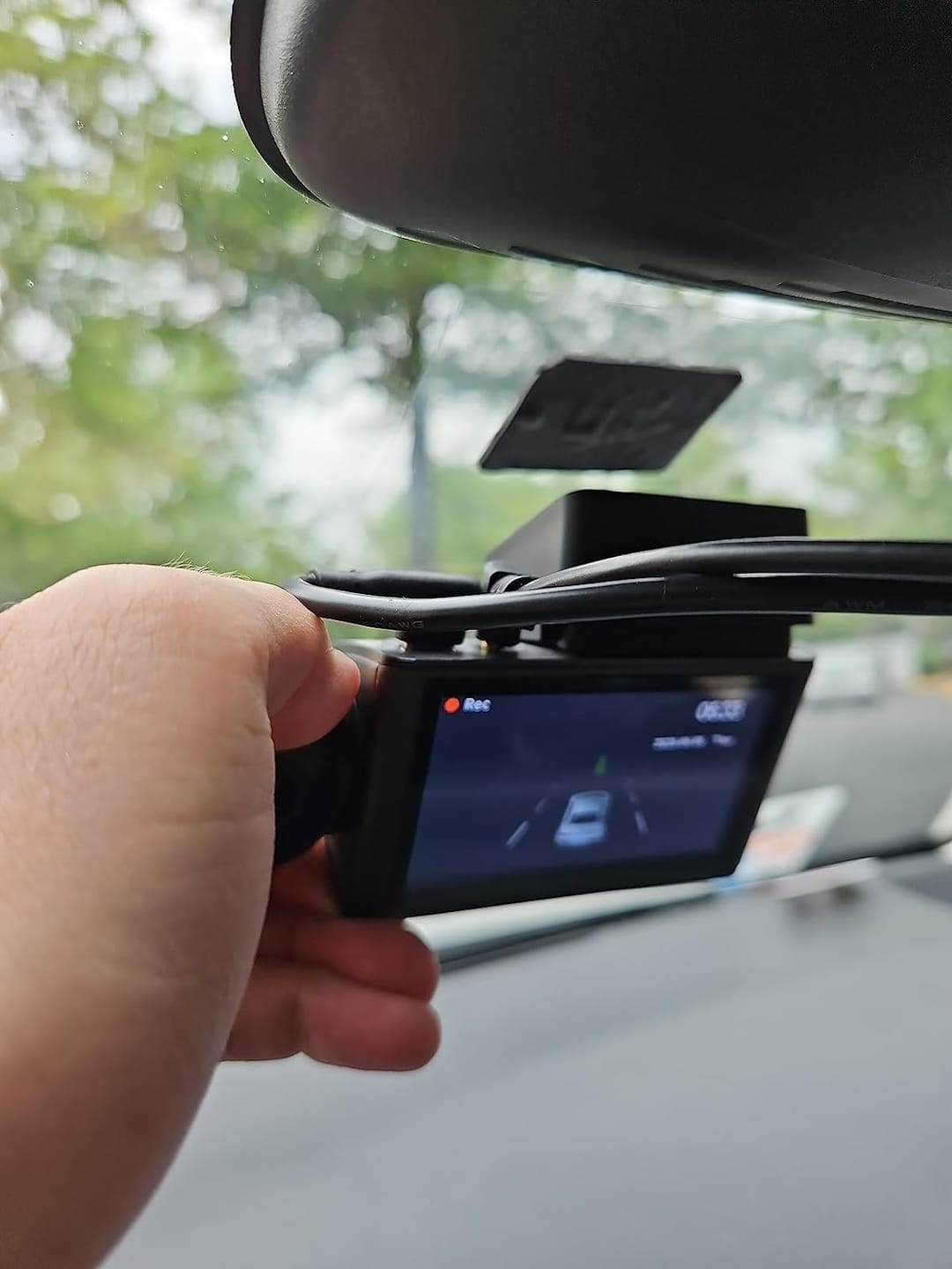 Customer photo review of i07 | 3 Channel 2.5K+1080P+1080P Dashboard Recorder Built-in GPS WiFi