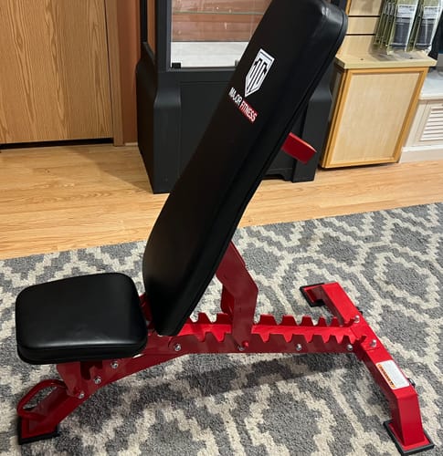 Customer photo review of Major Fitness Adjustable Bench | 1300Lbs Capacity Weight Bench PLT01