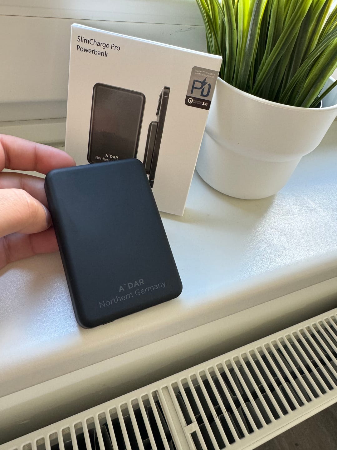 Customer photo review of SlimCharge Pro - Magnetische PowerBank