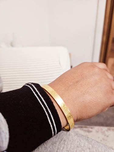 Customer photo review of "Verily, with hardship comes ease" Cuff V2