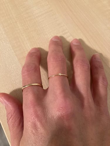 Customer photo review of Sapphire Ring - 10 Karat Gold