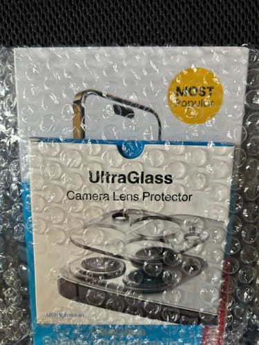 Customer photo review of UltraGlass Camera Lens Protector for iPhone