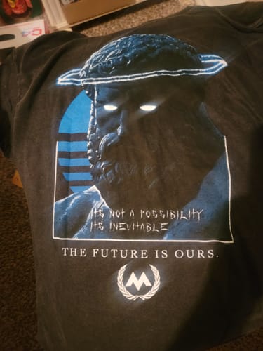 Customer photo review of Future Is Ours - VINTAGE TEE