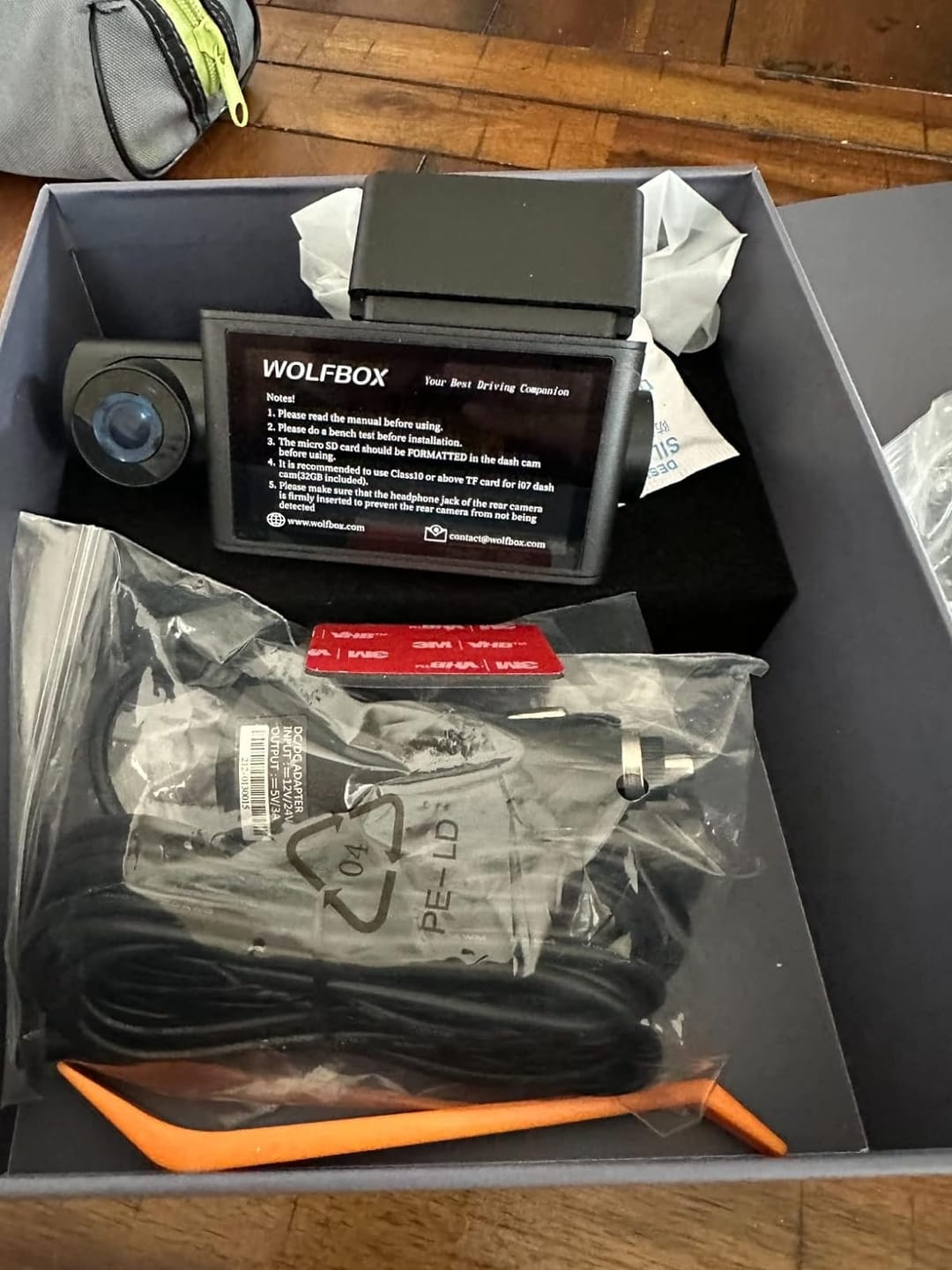 Customer photo review of i07 | 3 Channel 2.5K+1080P+1080P Dashboard Recorder Built-in GPS WiFi