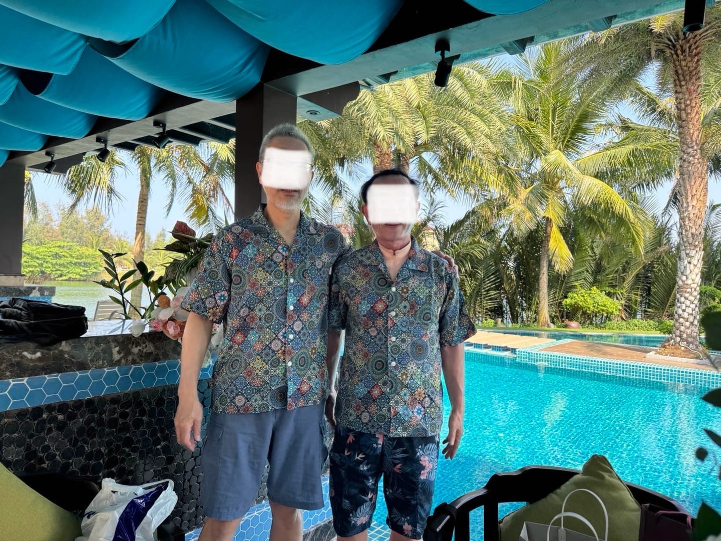 Customer photo review of HAWAII ALOHA　「夏の万華鏡」総柄アロハシャツ