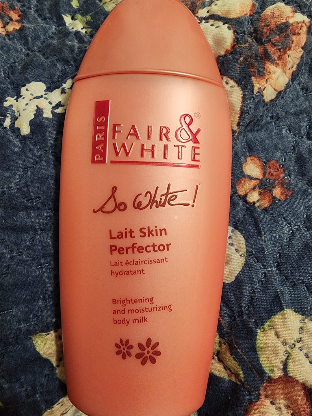 Customer photo review of Fair and White So White Skin Perfector Body Lotion 500ml / 16.90 fl oz