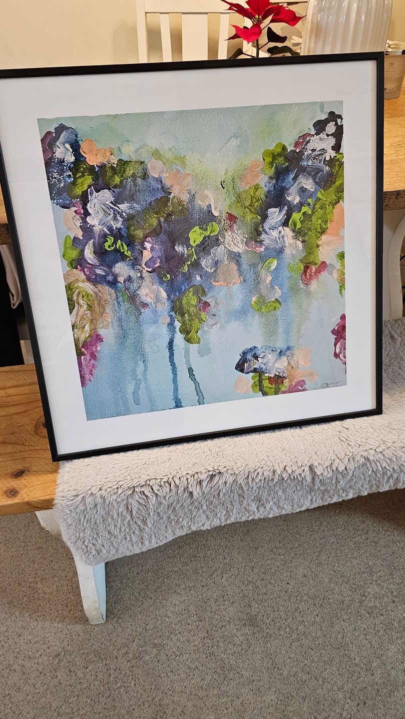 Customer photo review of Square Giclée Art Print