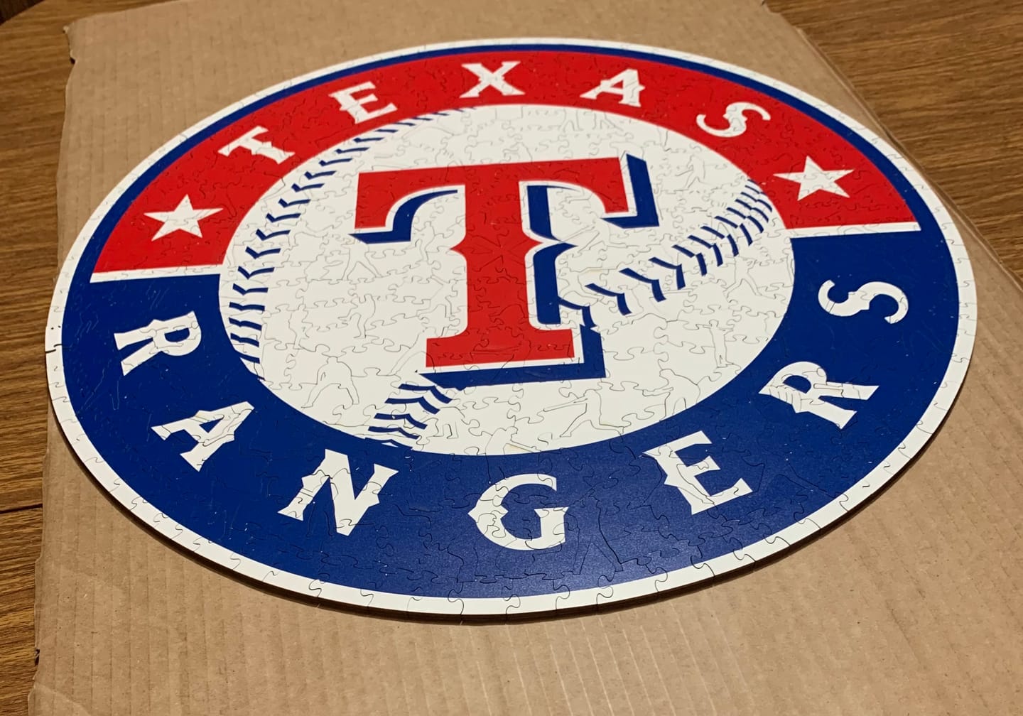 Customer photo review of Texas Rangers™ - Wooden Puzzle