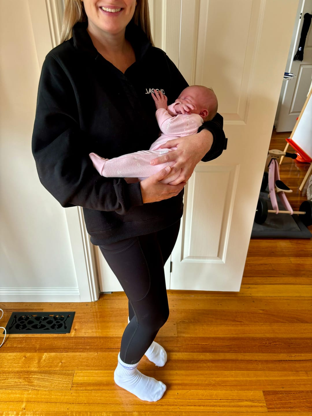 Customer photo review of postpartum tight
