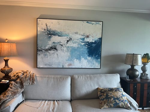 Customer photo review of Modern Abstract Painting #ABAH153