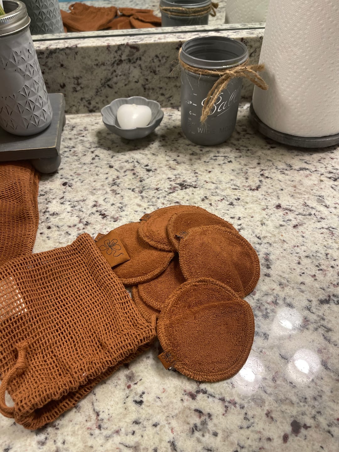 Customer photo review of Reusable Face Rounds