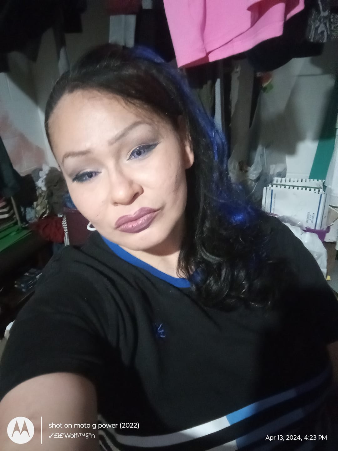 Customer photo review of Cosplay Lucifer's Eye Purple Prescription Colored Contact Lenses