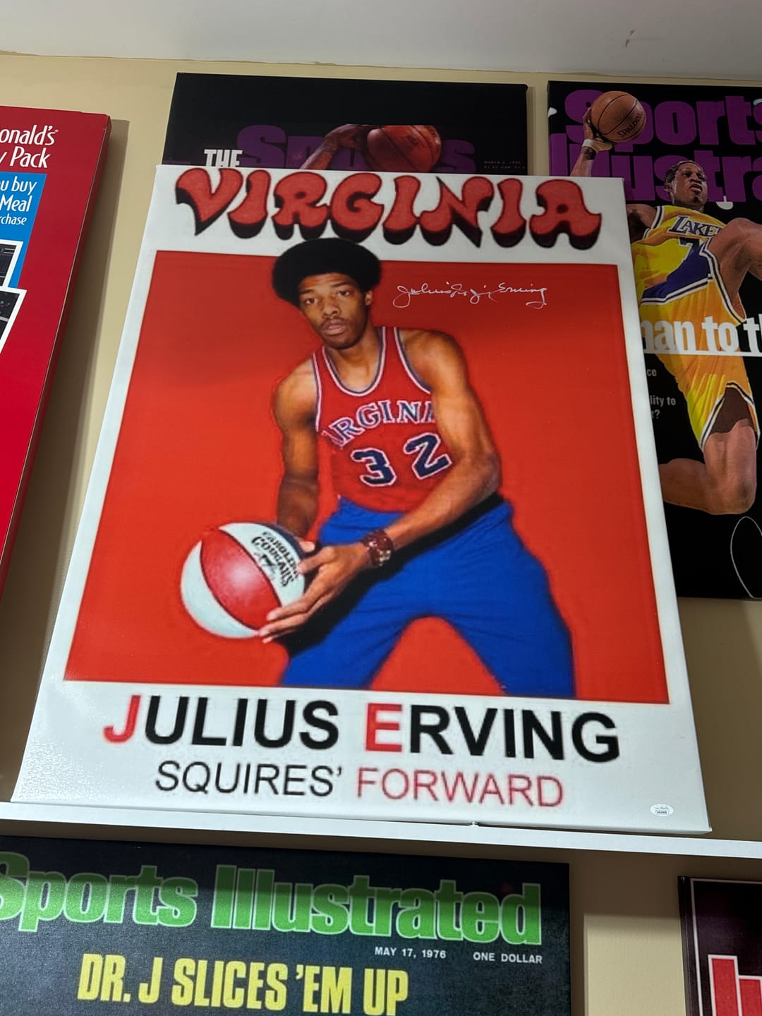 Customer photo review of Julius Erving Autograph Signing