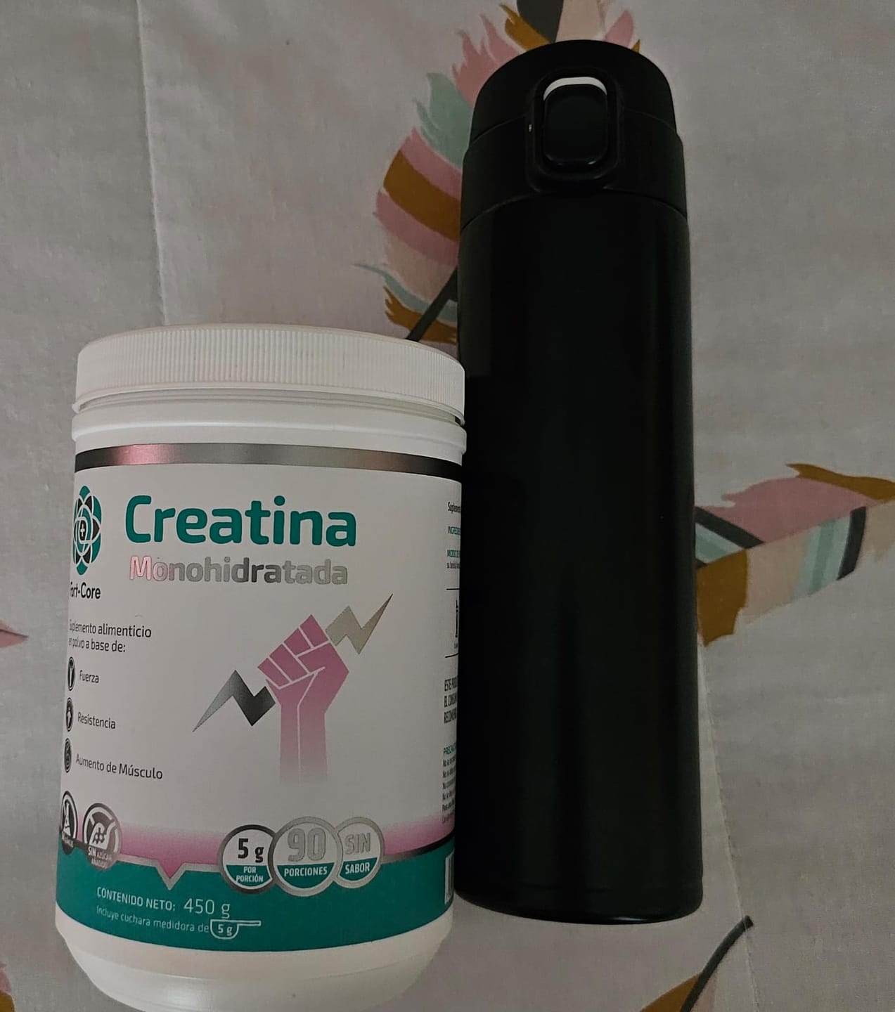 Customer photo review of Creatina Monohidratada Fort Core