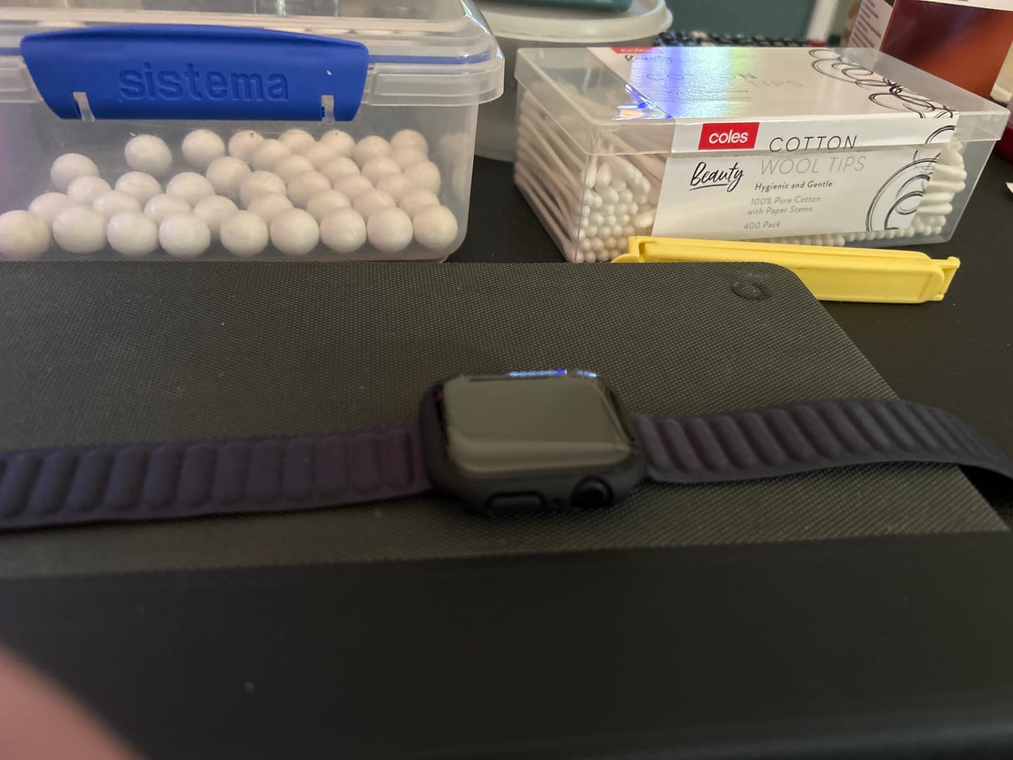 Customer photo review of FineWoven Magnetic Link