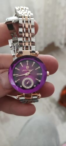 Customer photo review of ELEGANCE® Luxury Woman Wristwatch Elegant Waterproof Stainless Steel Watch for Ladies Dress Diamond Quartz Women's Watches Reloj POEDAGAR