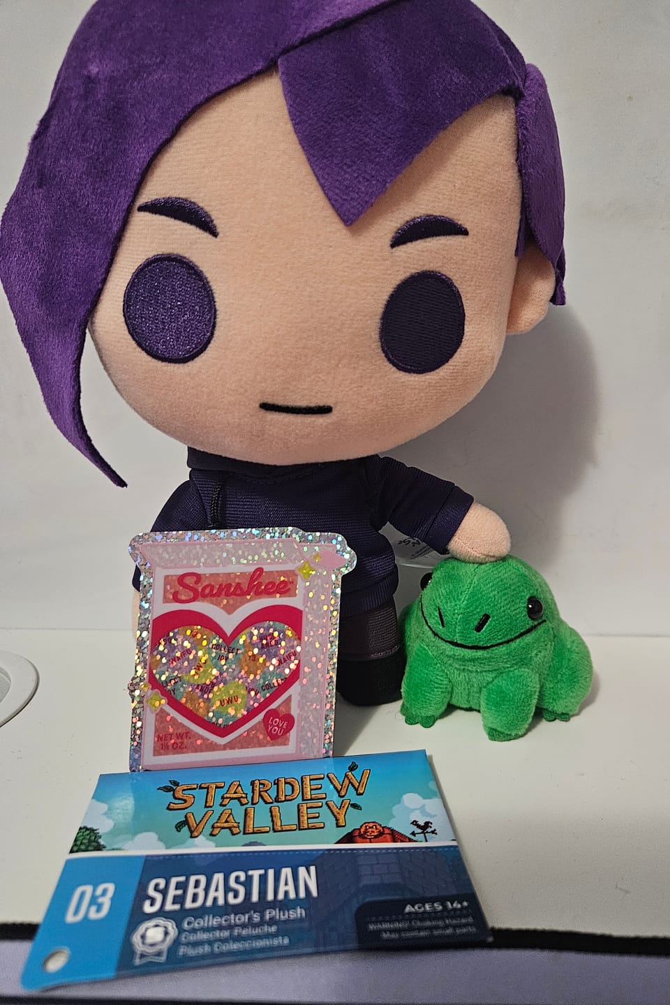 Customer photo review of Stardew Valley - Sebastian Collector's Plush