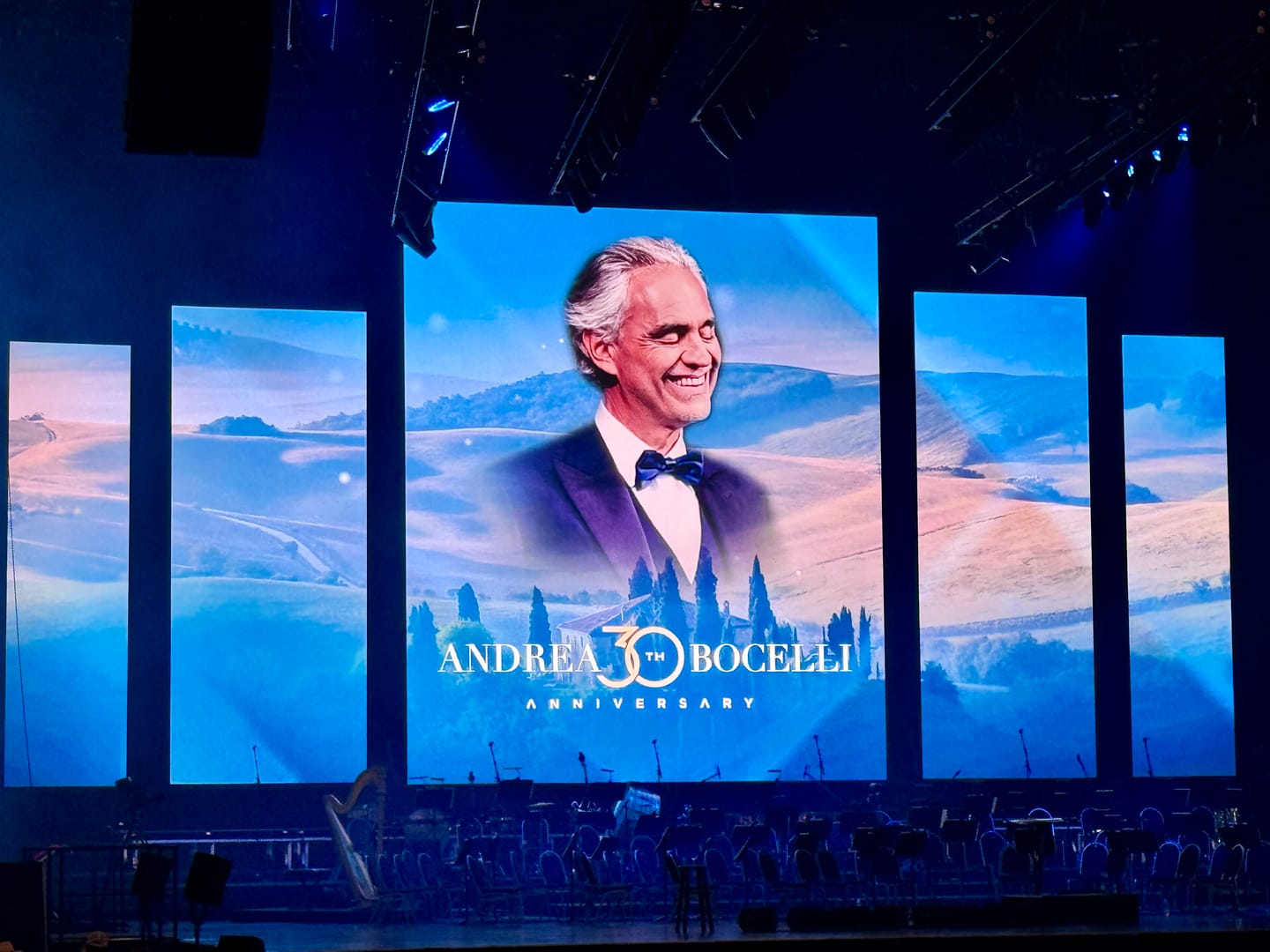 Customer photo review of Andrea Bocelli Spring 2024 Tour Program