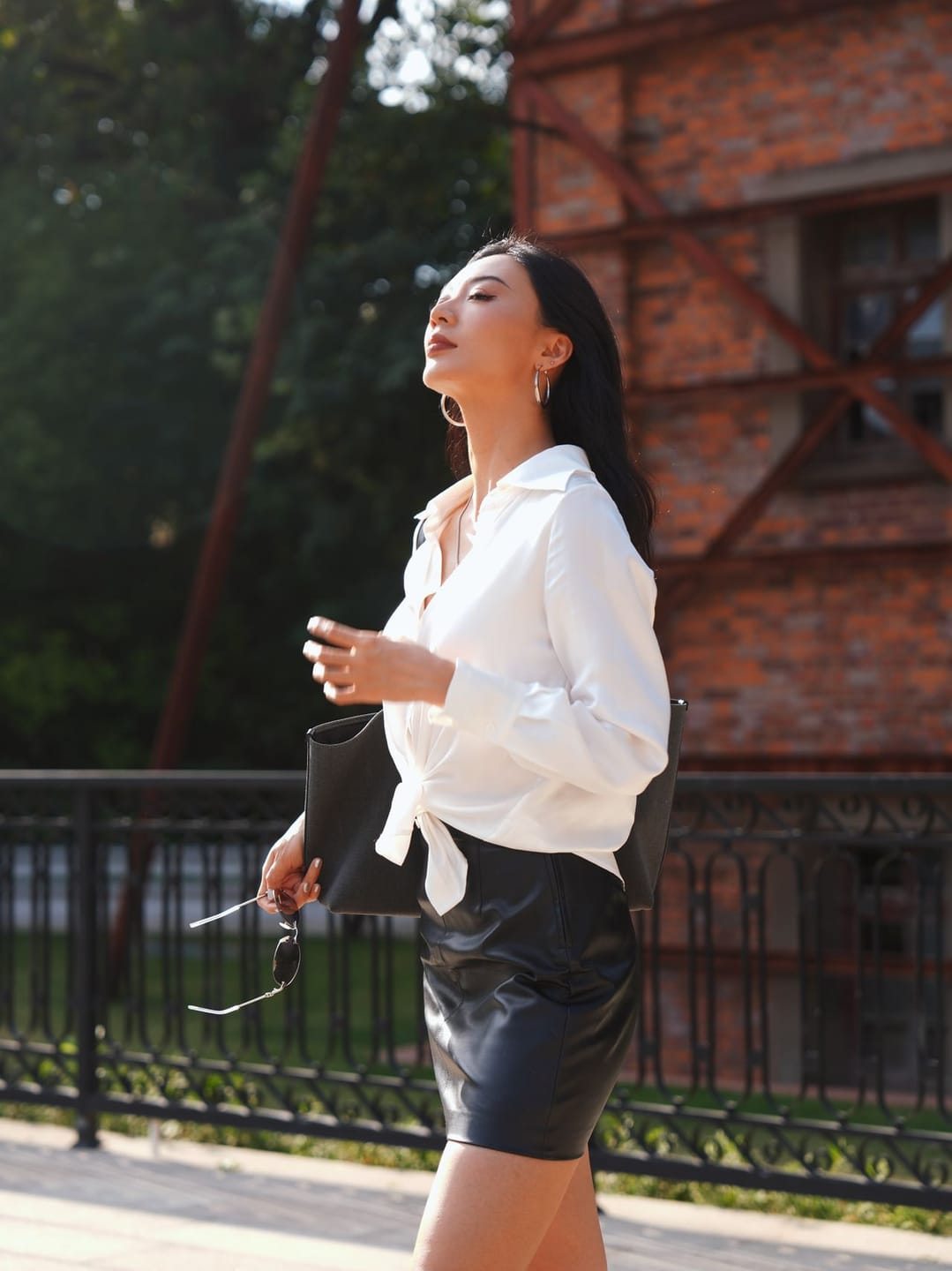 Customer photo review of SILKINC Wide Collar Silk Shirt (Spirit Shirt)