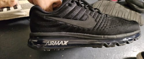Customer photo review of Nike Air Max 2017 'Triple Black' Men's