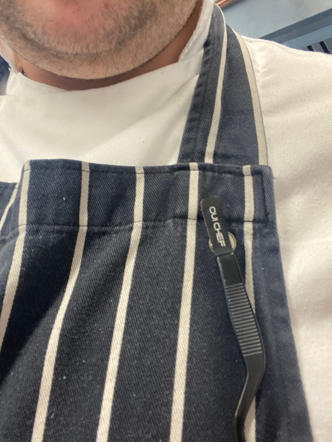 Customer photo review of HoldFast Magnetic Chef's Pin v3