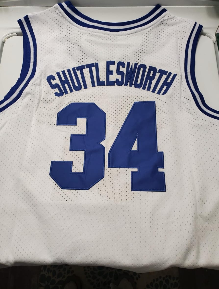 Customer photo review of Jesus Shuttlesworth 'He Got Game' Lincoln High Basketball Jersey