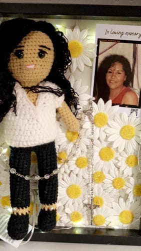 Customer photo review of Tranquil® - Personalized Crochet Doll (Bigger sizes)