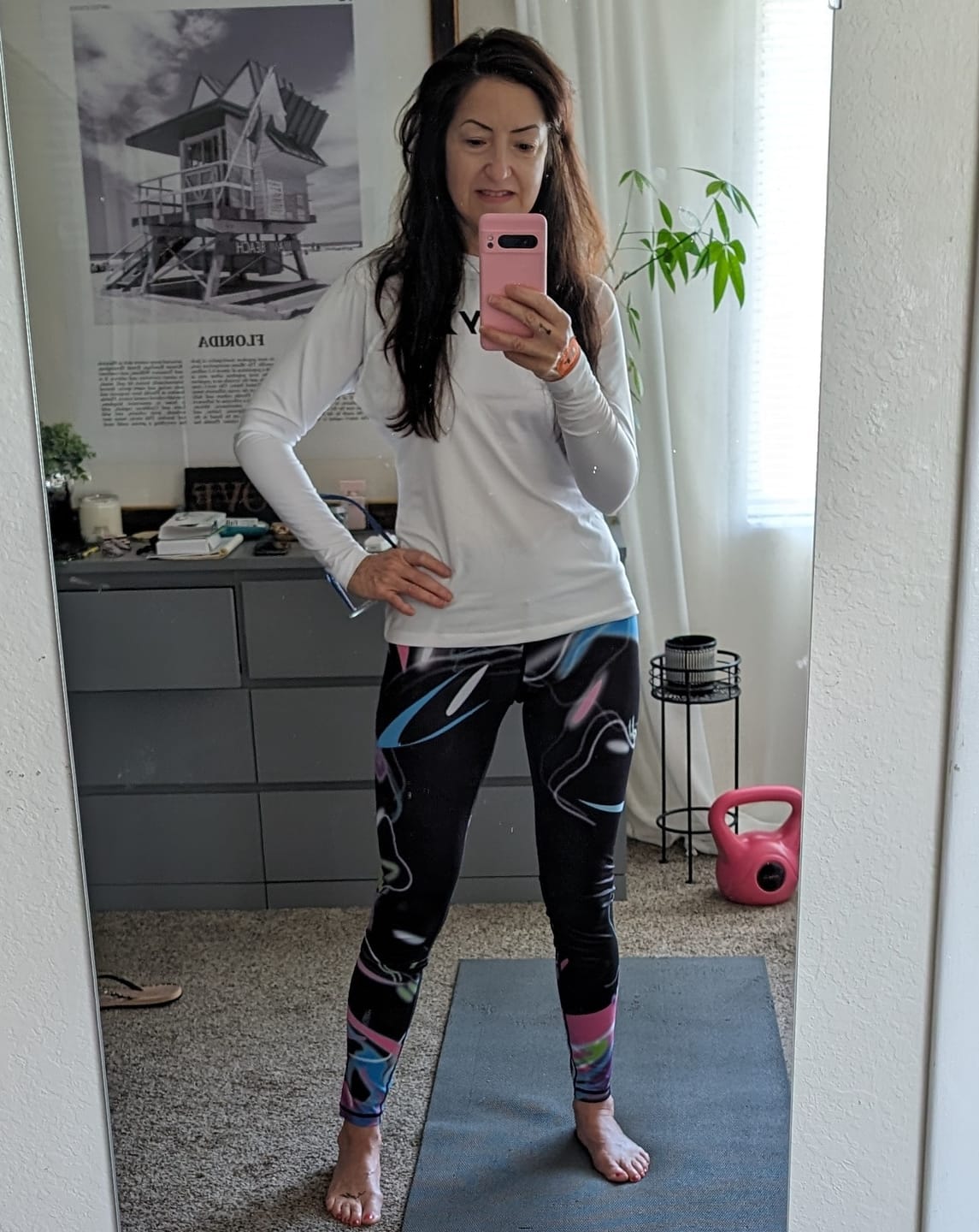 Customer photo review of Swim Leggings for Women UPF 50+| Mystica - Purple