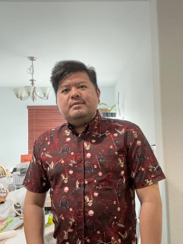 Customer photo review of Star Wars™ "The Force and the Phantom" – KUNUFLEX Short Sleeve Shirt