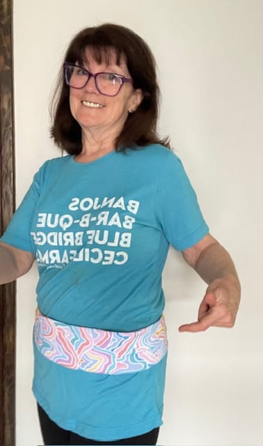 Customer photo review of Sherbert Pocketed Belt