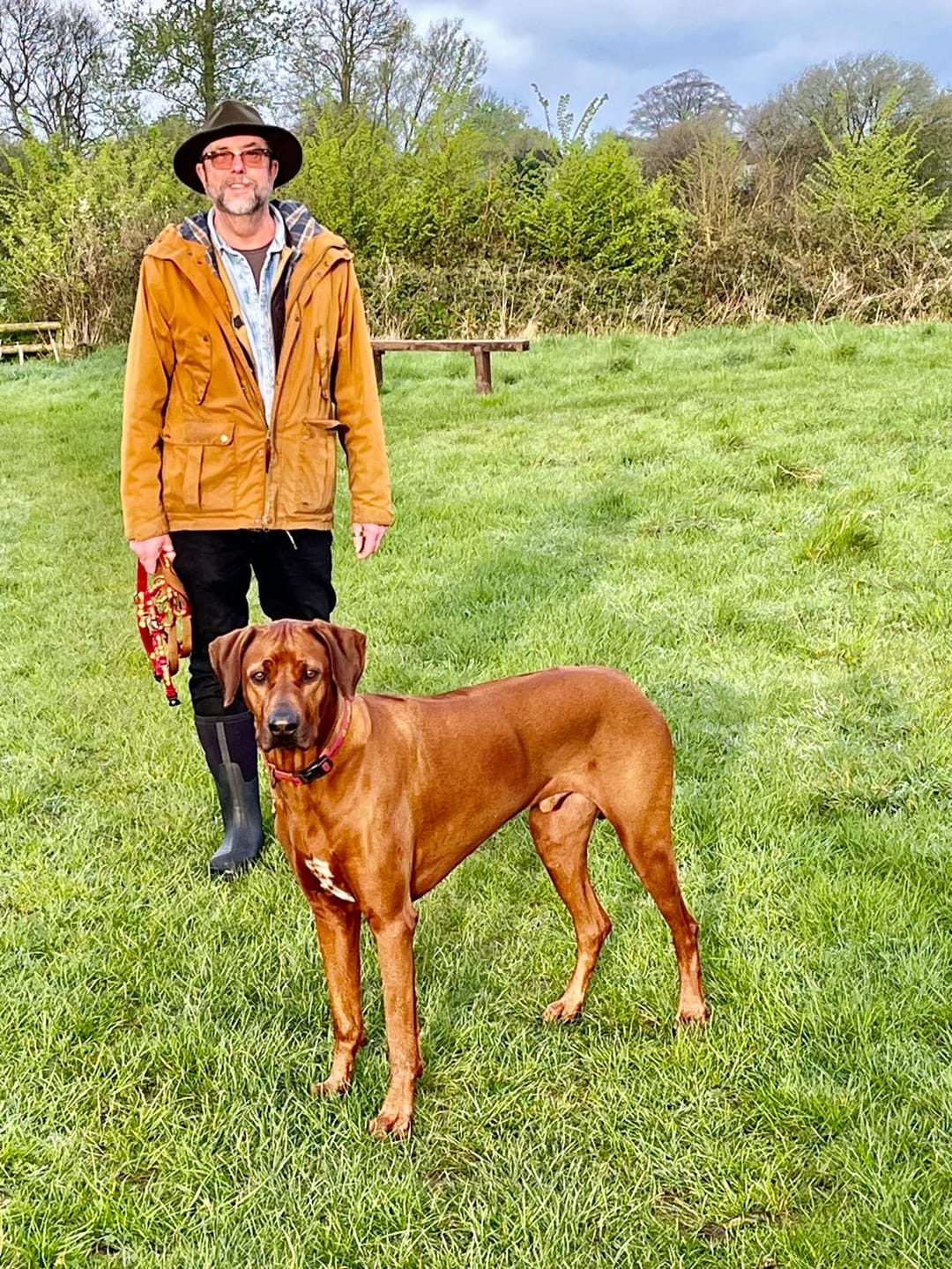Customer photo review of Men's Chore Adjustable Tall Boots
