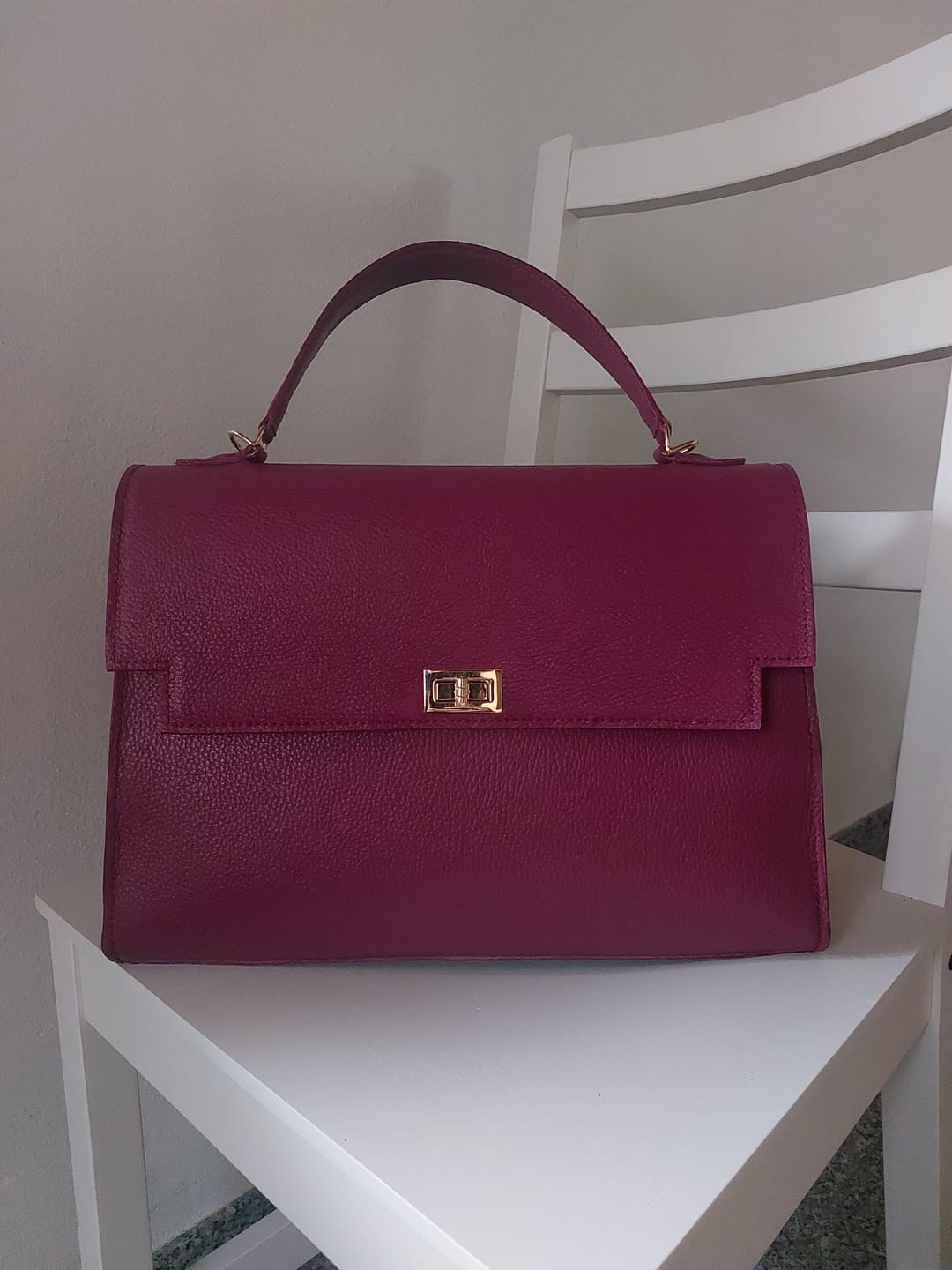 Customer photo review of DIY-Box: The Business Bag *Eckige Klappe*