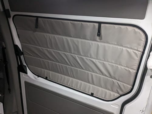 Customer photo review of Sprinter - Slider Door Shade