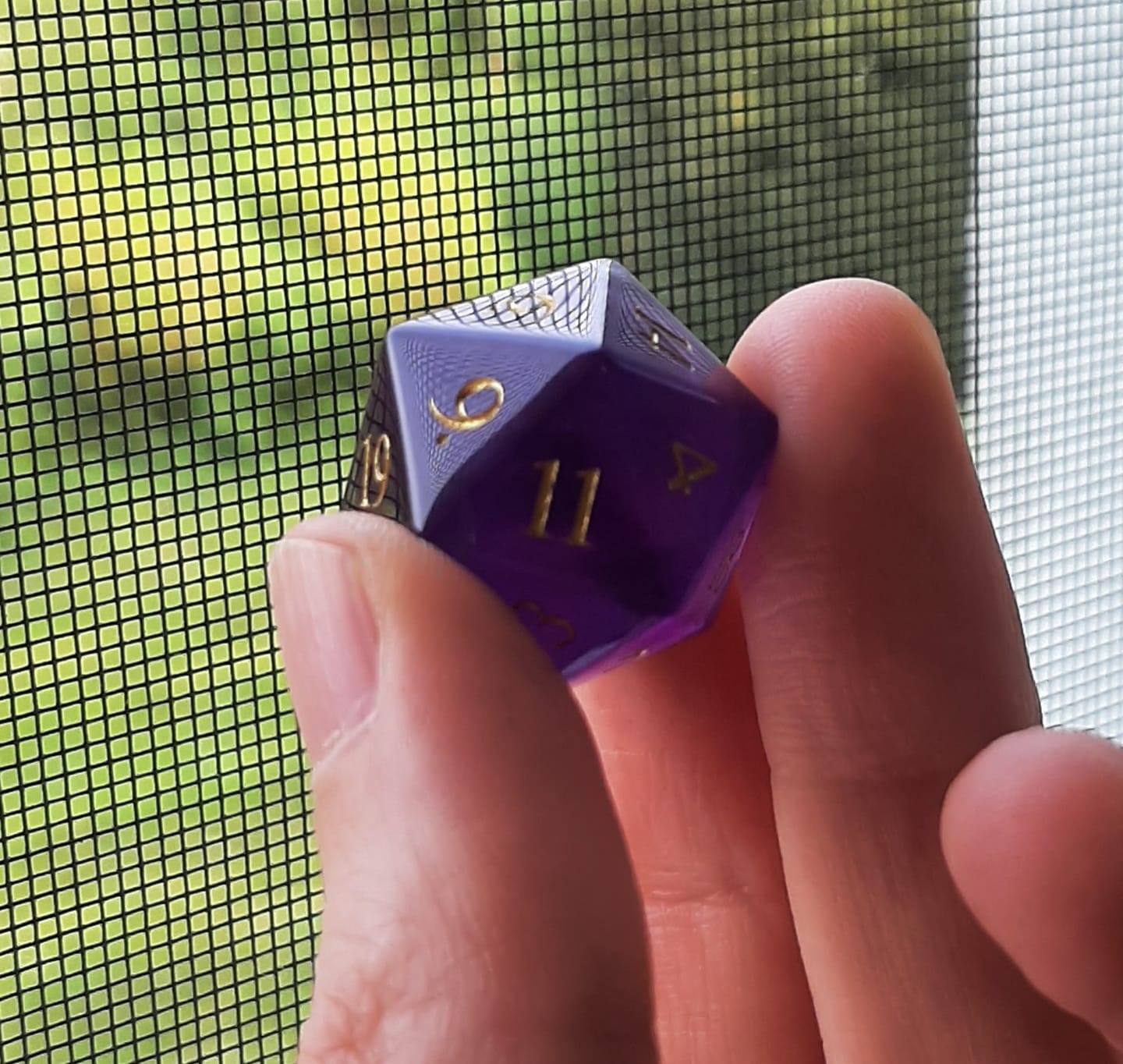 Customer photo review of Amethyst D20 / D10 / D6 / D4