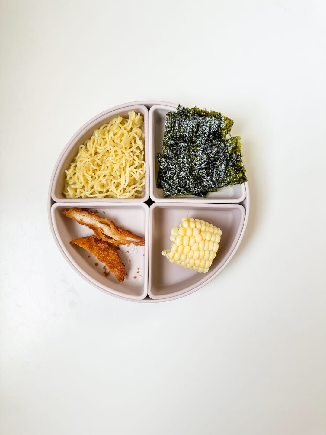 Customer photo review of Multi-Use Divider Tableware Set - Seashell [BEST SELLER]