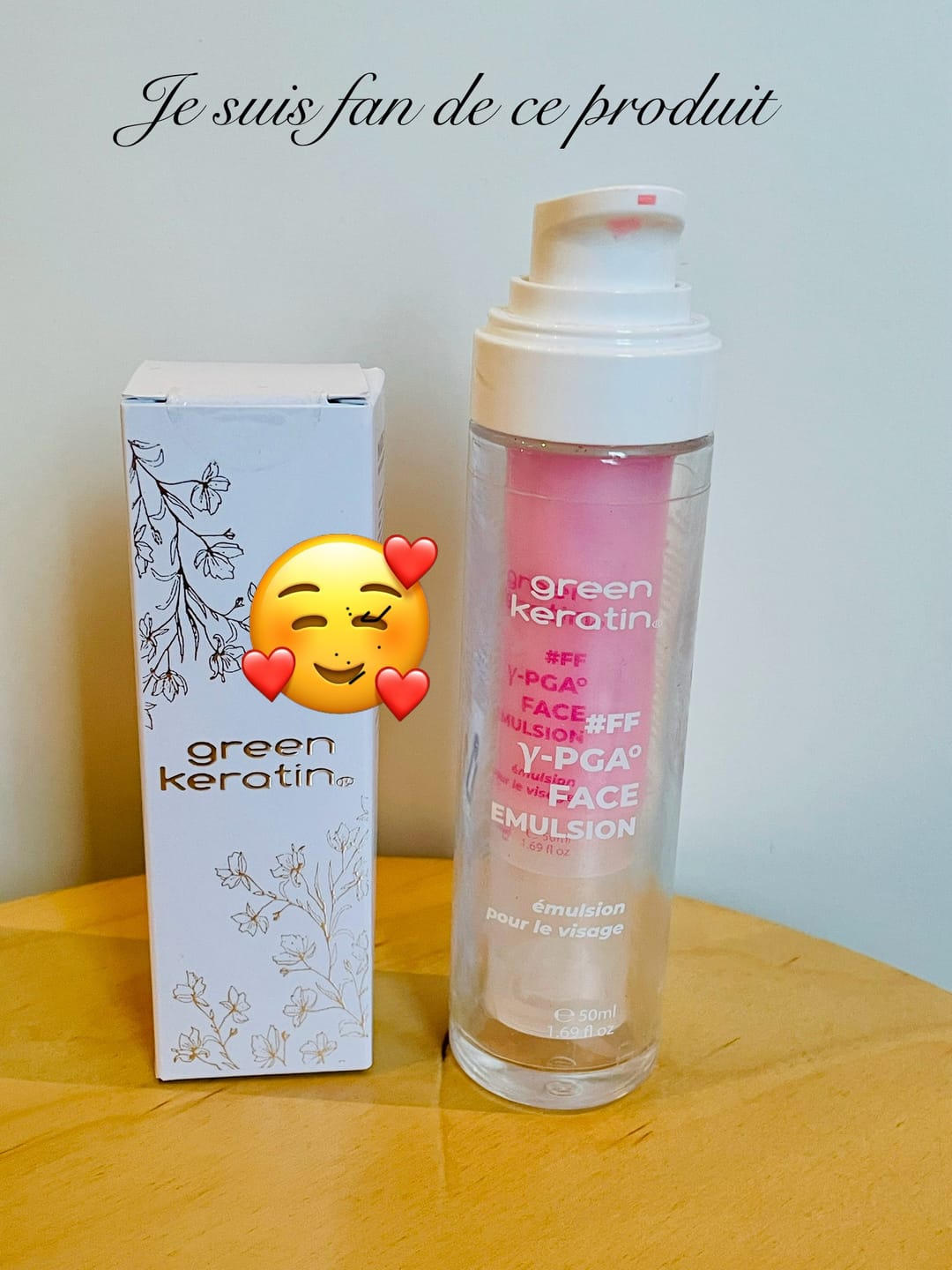 Customer photo review of Y-PGA Emulsion pour le visage, Sans Parfum