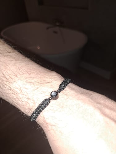 Customer photo review of Personalised photo bracelet | Photo projection