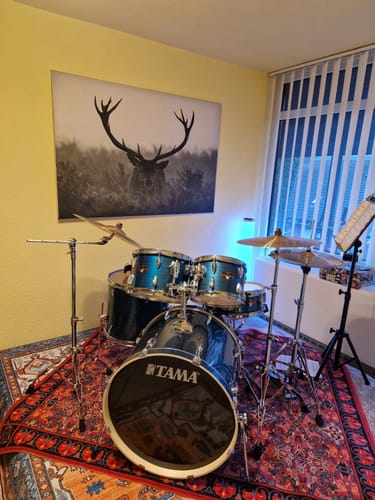 Customer photo review of Akustikbild "Hirsch im Wald"