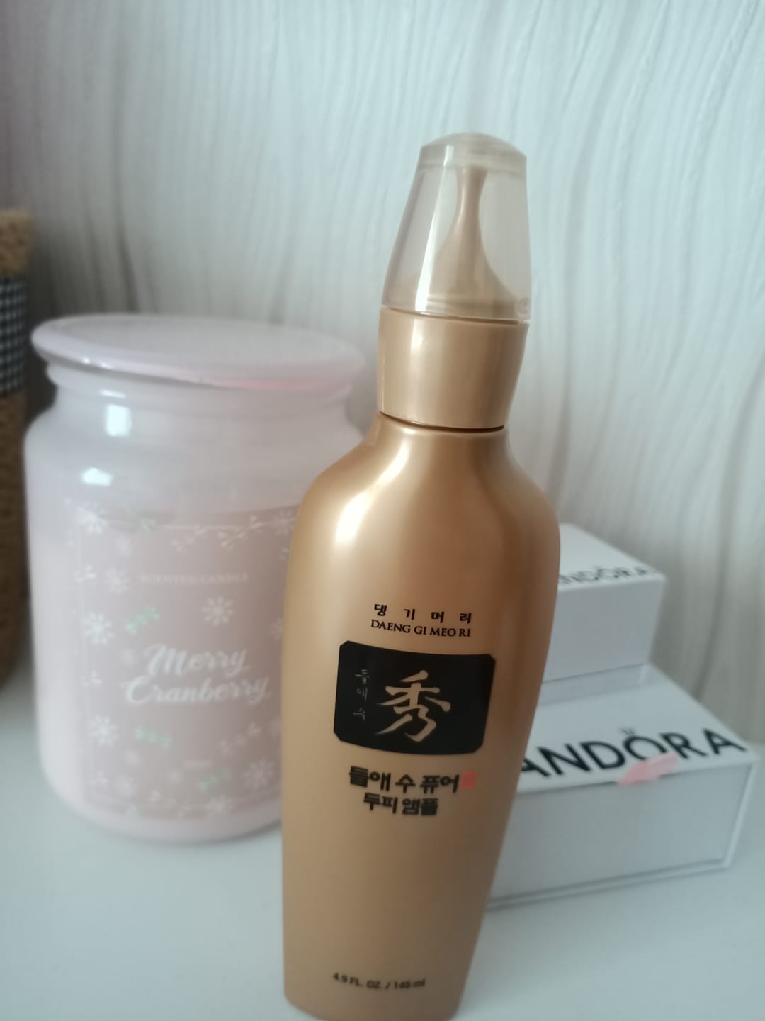 Customer photo review of Пептиден серум за бърз растеж и възстановяване на косата Doori Златен еликсир