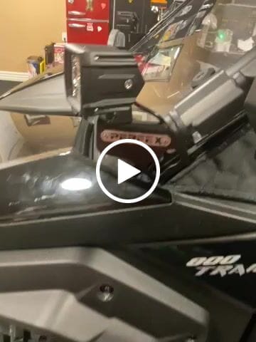 Customer video review of Pod Light Mounting Brackets for CFMoto ZForce 800/950 G2 (2-Piece)