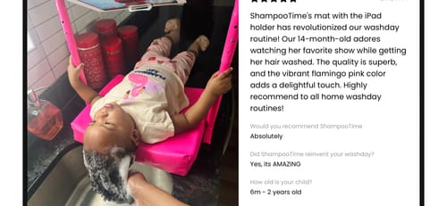 Customer photo review of Shampoo Mat Mini