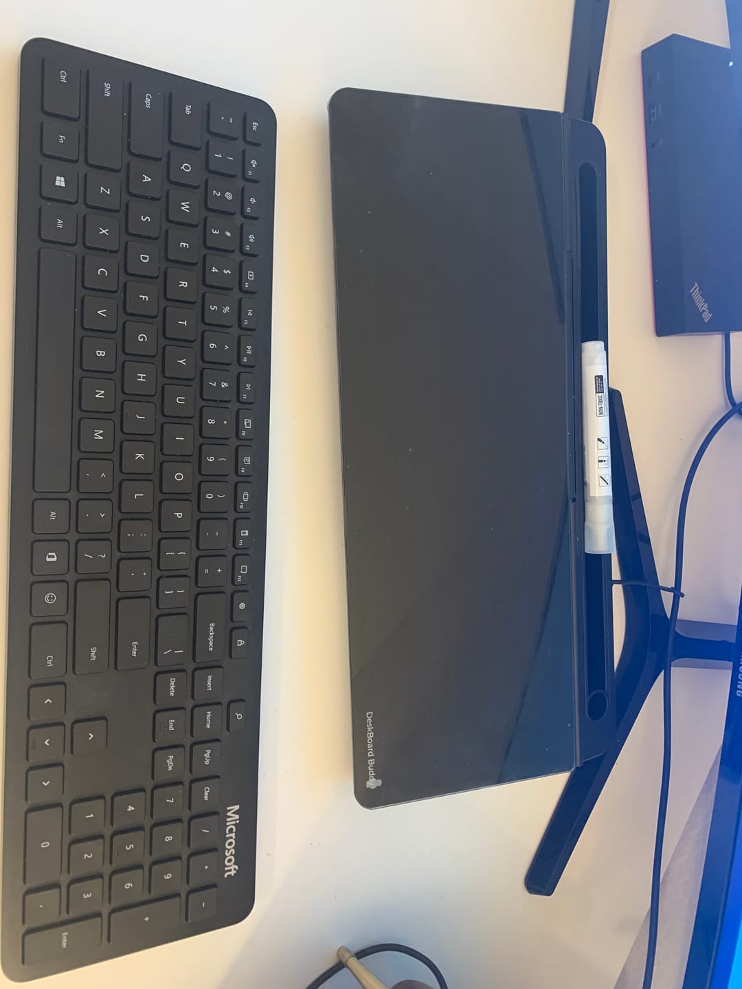 Customer photo review of Dry Erase Markers - 10 Pack + Eraser (For Black DeskBoard Buddy)
